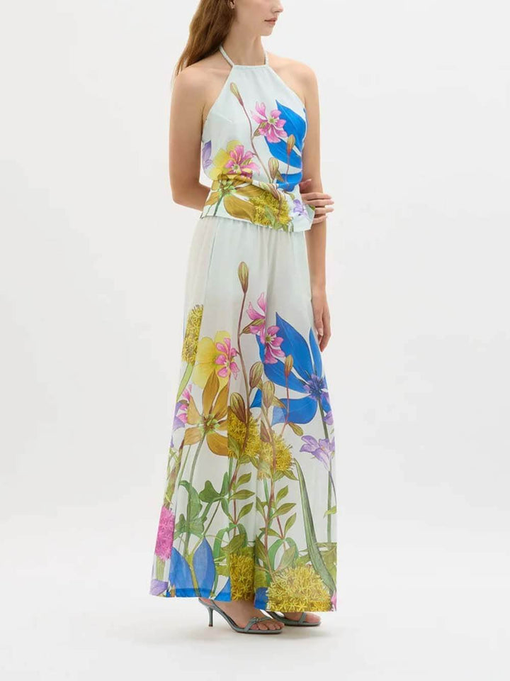 Unique Garden Print Cami Tank Top