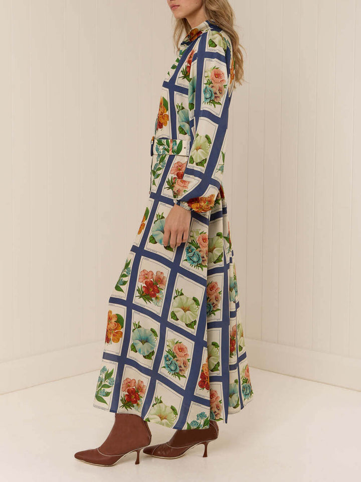 Casual Chic Linen Tie-Waist Maxi Dress
