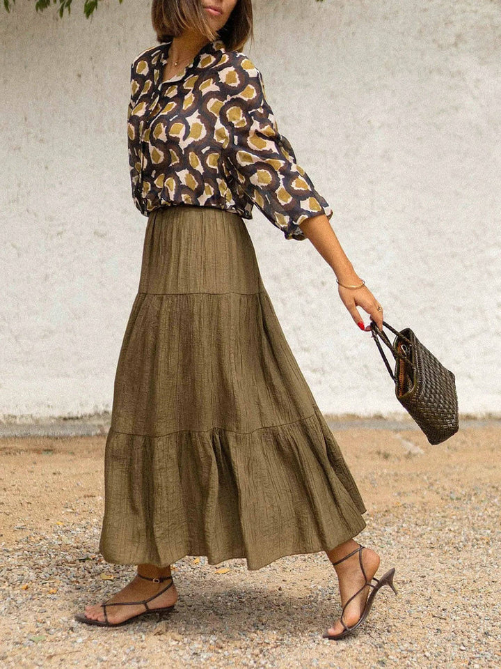 Fashion Casual Printed Shirt Top