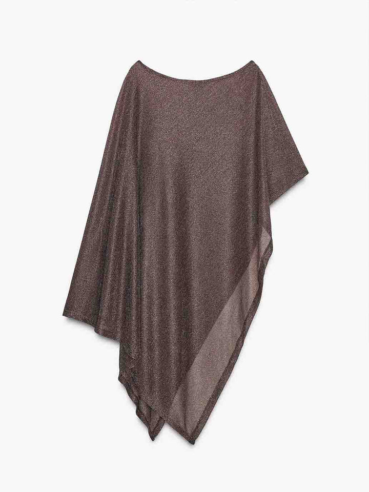 Exquisite Asymmetrical Shawl Pants Two-Piece Set