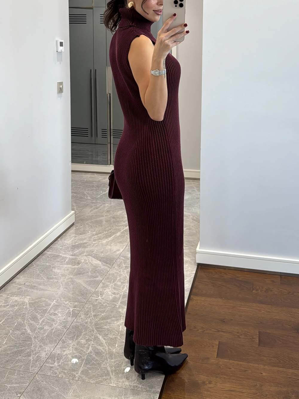Classic Drop-Shoulder Long-Sleeve Cardigan