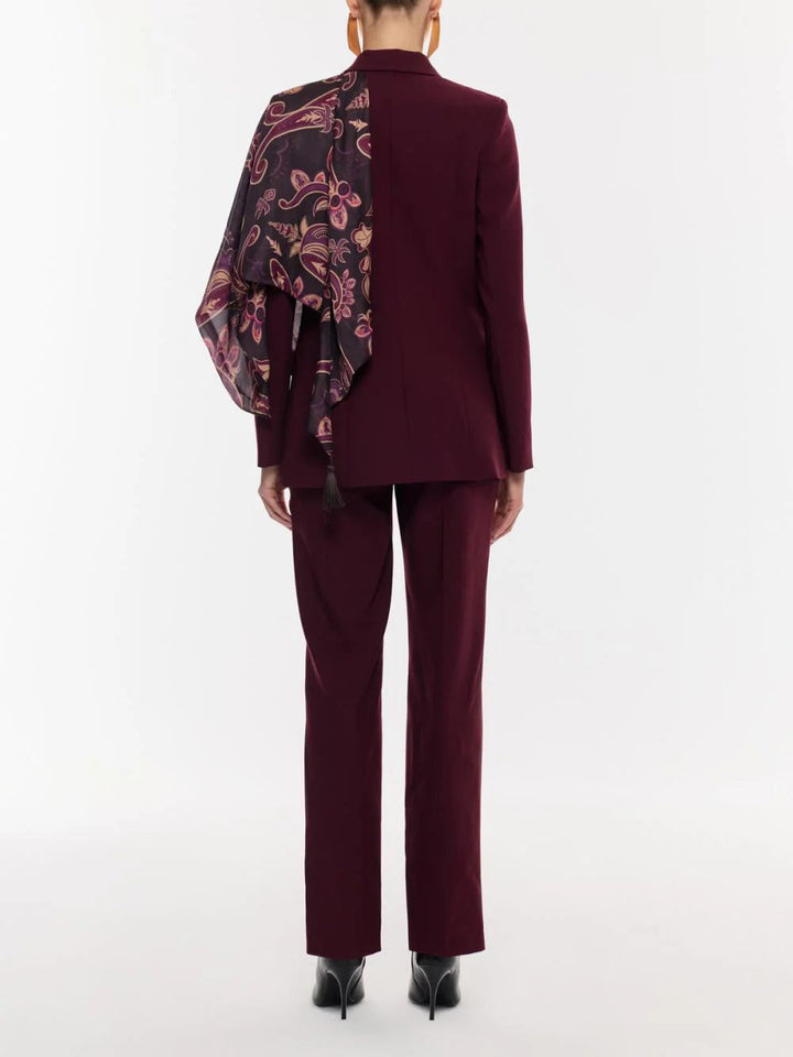 Elegant High-Waist Straight-Leg Trousers