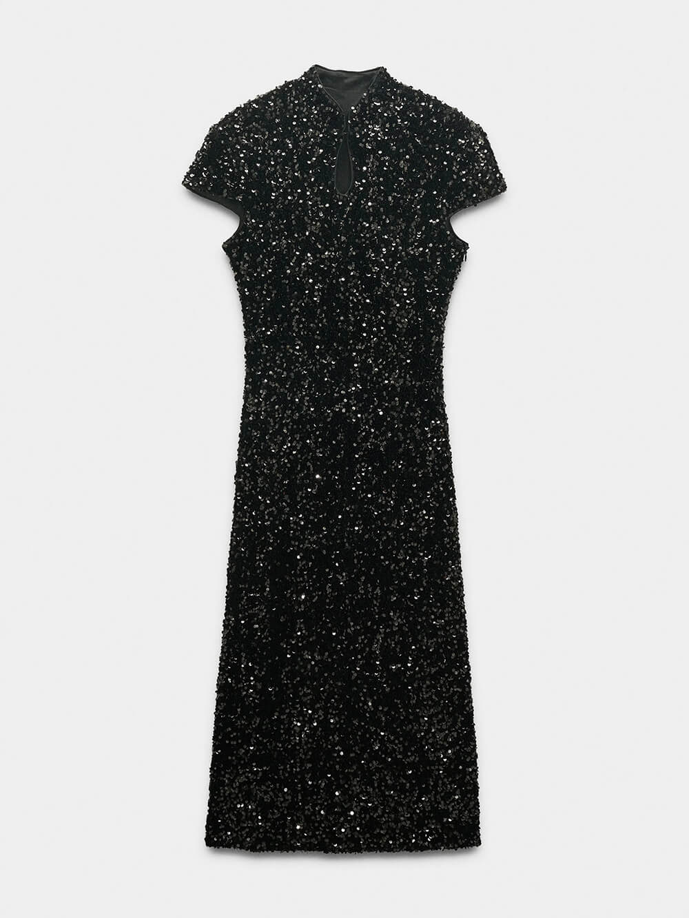 Exquisite Sequin Embellished Midi Dress