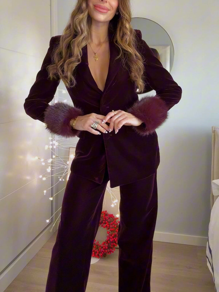 Elegant High-Waist Wide-Leg Pants