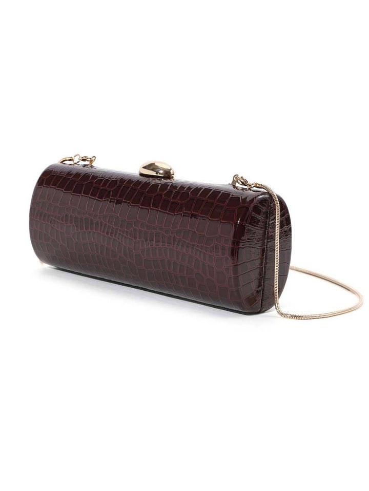 Minimalist Crocodile Pattern Handbag Chain Bag