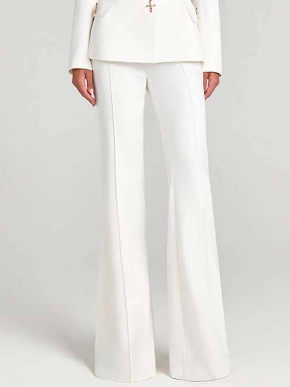 Fashion Casual High-Waist Pocket Trousers